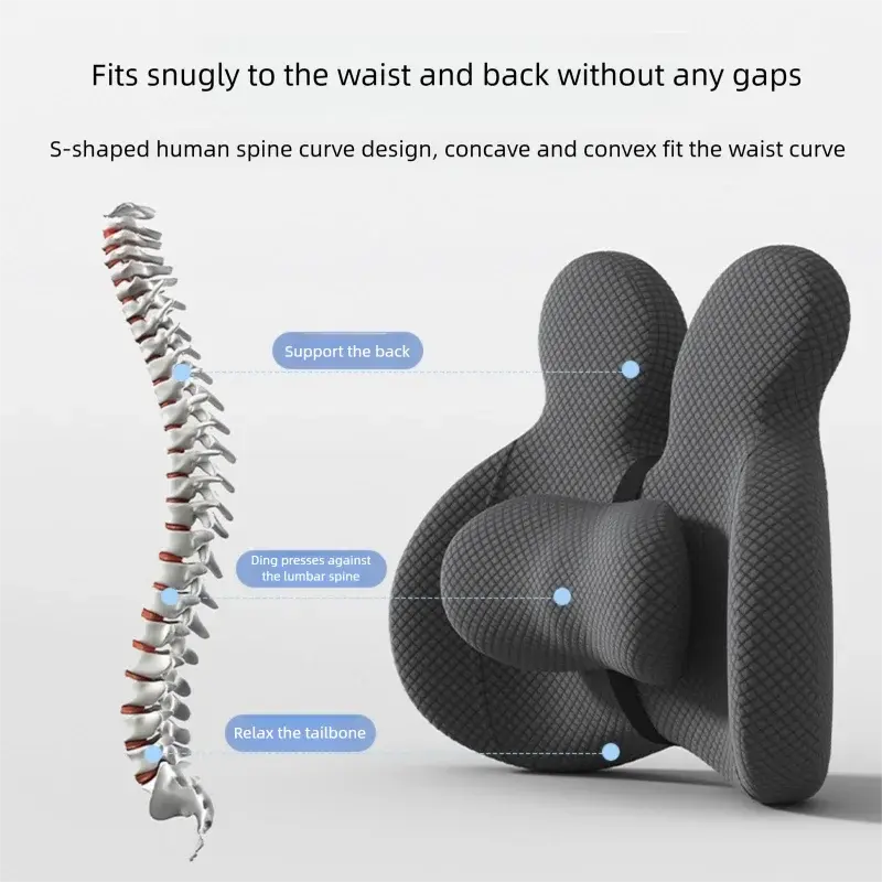 coussin ergonomique coccyx pour soulager le mal de dos et améliorer la posture