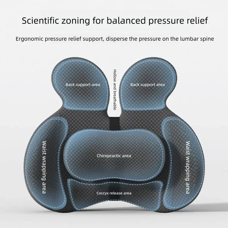 coussin ergonomique coccyx pour soulager le mal de dos et améliorer la posture