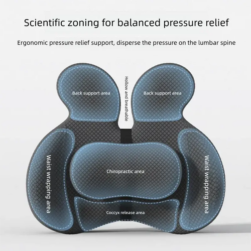 coussin ergonomique coccyx pour soulager le mal de dos et améliorer la posture