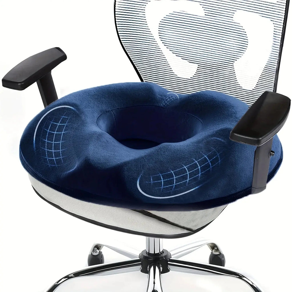 coussin donut ergonomique coccyx pour soulager le mal de dos et améliorer la posture