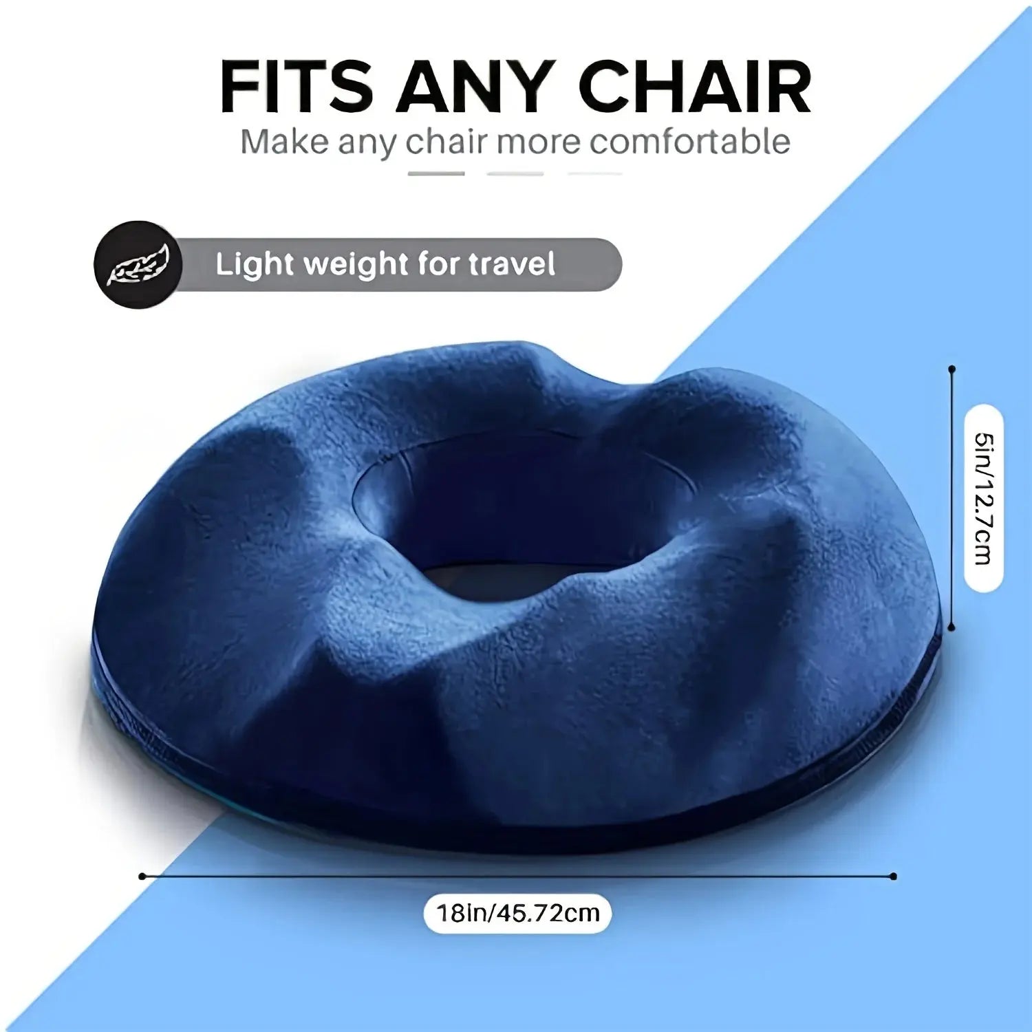 coussin donut ergonomique coccyx pour soulager le mal de dos et améliorer la posture